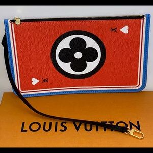 Louis Vuitton Neverfull Pouch/wristlet Game on